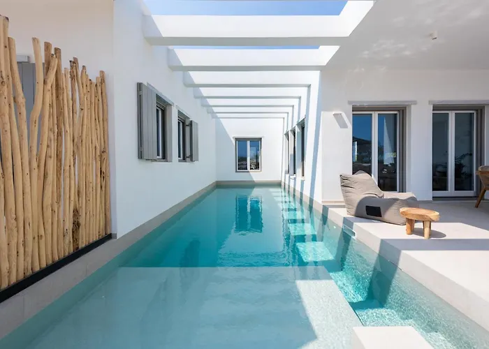 Exclusive Luxury Moca Beachfront Villa, Molos, Paros Villa