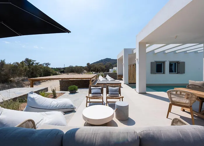 Exclusive Luxury Moca Beachfront Villa, Molos, Paros Villa *