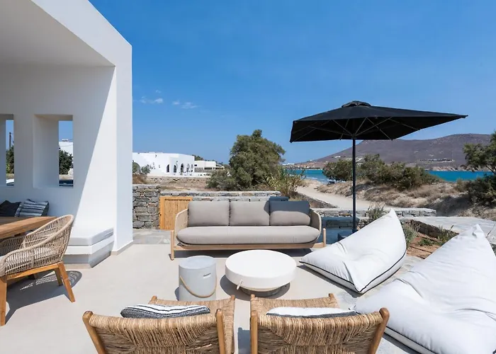 Exclusive Luxury Moca Beachfront Villa, Molos, Paros